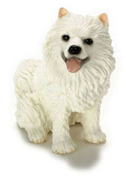 Dollhouse Miniature Samoyed